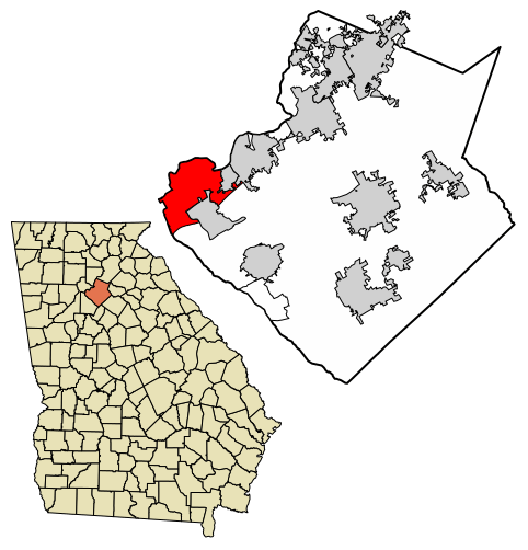 peachtree-corners-ga-map